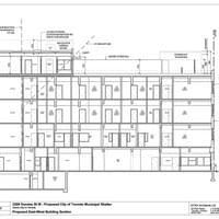 Proposed East/West Building Section