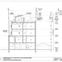 Proposed North/South Building Section