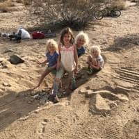 The RV was stuck in that.