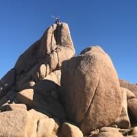 Getting up was the easy part