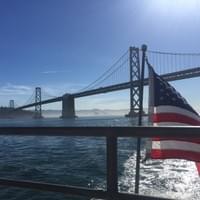 Patriotic commute - SF Bay