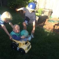 I think he's loving it....hard to tell - Alameda, CA