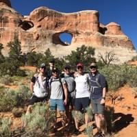 The band: Jake, Stu, Jamess, Hoggy, Tang and Me