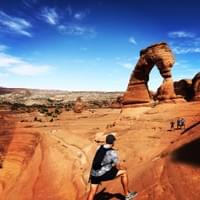 Nice lean Stu - Arches National Park