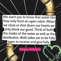 Be the Open Valve