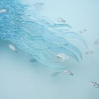 Blue jelly fish (part) 