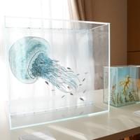 Blue jellyfish