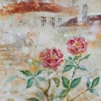 花と洋館ー薔薇ー