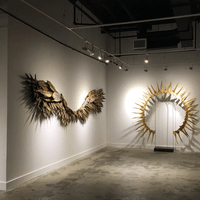 AGAVE LEAF WING EXHIBITION AT PROJECT FOR EMPTY SPACE IN NEWARK, NJ