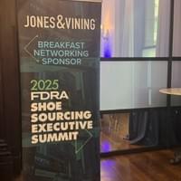 Shoe Sourcing Summit signage