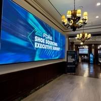 Shoe Sourcing Summit signage