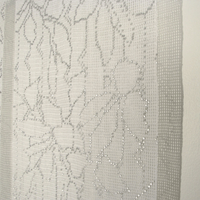 (Detail) Re-Collection. Handwoven cotton, aluminum 49” x 23” x 1.5” 