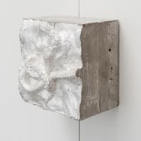 (Detail) Sheathed, concrete and silver leaf