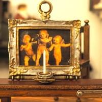 Single frame with candle 