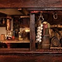 Kitchen Views - The Angela Law Dollhouse