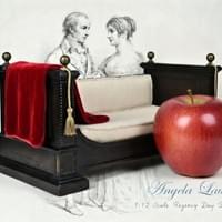 1:12 Scale Regency Day Bed