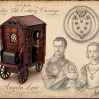 1:12 Scale 15th Century Medici Carriage (First Version)