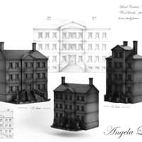 Historical buildings - ongoing study pieces, carved/etched wood blanks