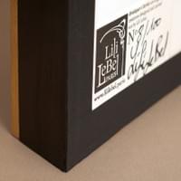 Back of the Boutique Chérie, number and signature