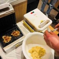 confection des gaufres