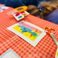 Aquarelle en relief