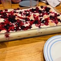 Tiramisu fruits rouges