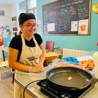 La cuisson des lardons