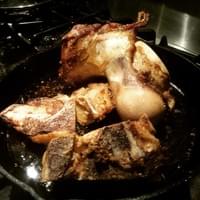 These roasted bones will transform into nourishing bone broth