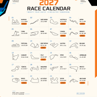 2027 F1 Race Calendar