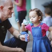 Bubble Party Birthday Photography