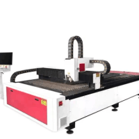 Showcasing an industrial laser cutter for metal processing