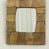 "Cuzco" ceramic mirror, by Mithé Espelt circa 1974 