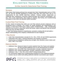 22Solutions LLC, DataCenter Fiber Training