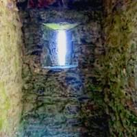 Lydford Gaol arrowslit