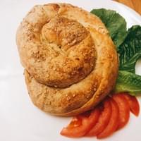 Spiral spinach pie