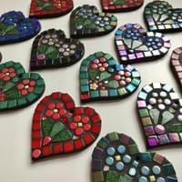 Selection of 8 cms Hearts