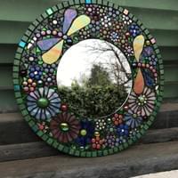 Dragonfly Mirror, 30 cms
