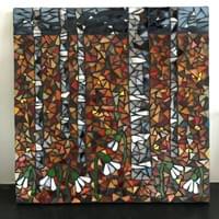 Birch Forest, 30 x 30 cms