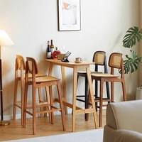 Abigail Wooden Bar Stool