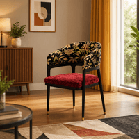 Floral-patterned Armchair