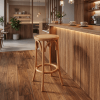 Backless Bentwood Bar Stool