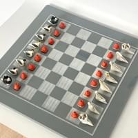 Pigeon Traffic Cone Chessboard