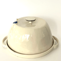 Climbing pigeon dutch oven