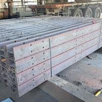  嘉義興昌工業社委託H型鋼裁切、鑽孔加工