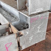 慶榮鋼構-燈塔架委託廠內預鑄