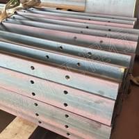 晉盟企業有限公司委託H行鋼裁切、鑽孔加工