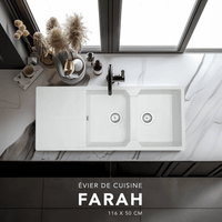 Evier Farah 116 x 50 cm 