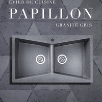 Evier Papillon 86 x 50 cm 