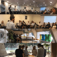Evento Liga de Intraempreendedores na IBM Brasil, em parceria com BMW Foundation, Fundação Dom Cabral, IBM e PARES.