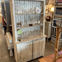 Farm style cabinet hutch $495 16" x 42" x 78"